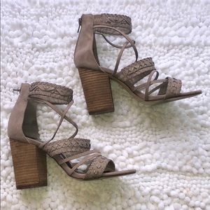 Chunky heel sandals